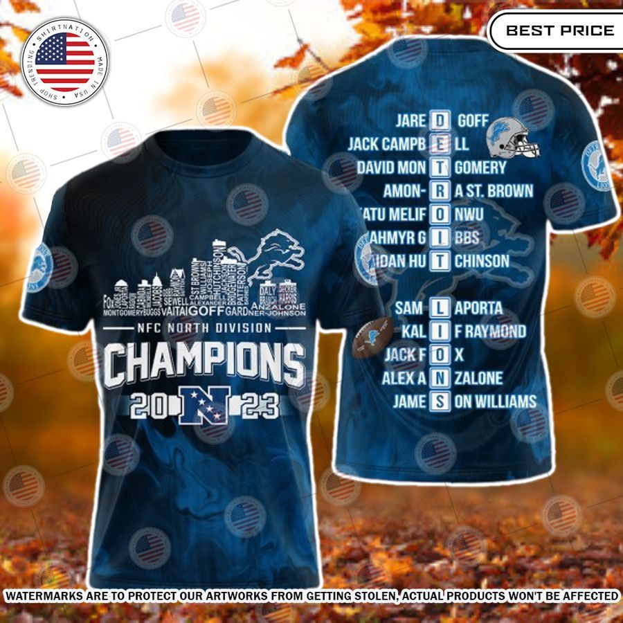 Detroit Lions NFC Champions Shirt Handsome as usual