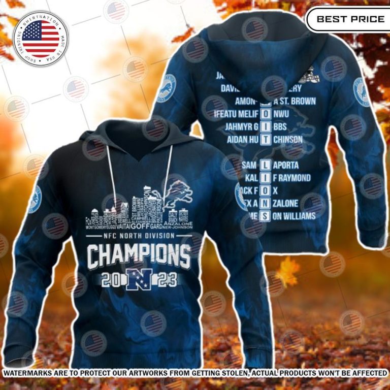 detroit lions nfc champions shirt 2