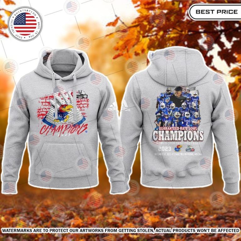 kansas jayhawks football bowl champions 2023 hoodie 1