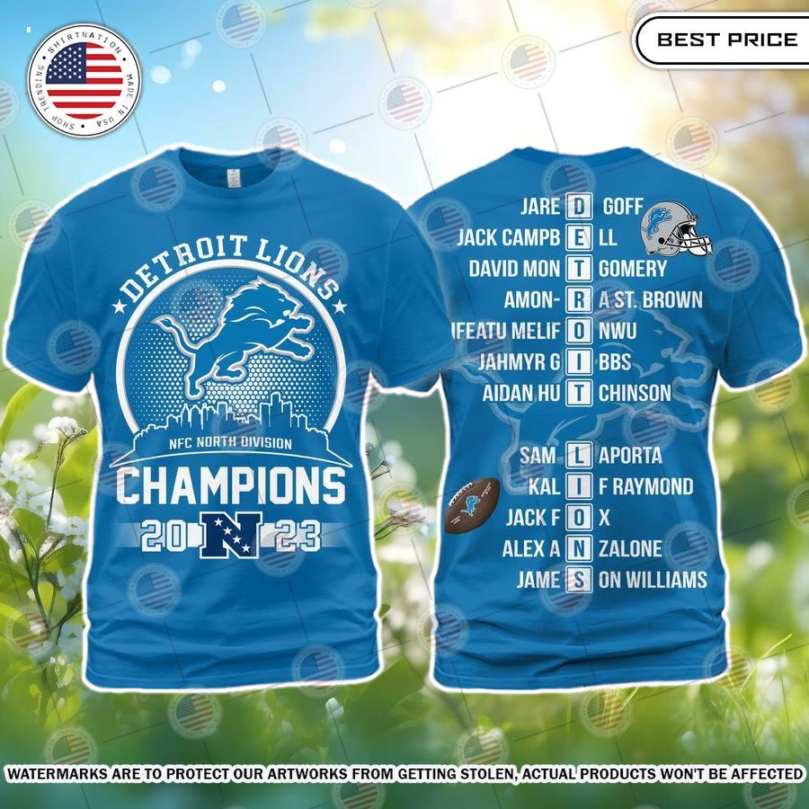 NFC Detroit Lions 2023 Champions Shirt This is your best picture man