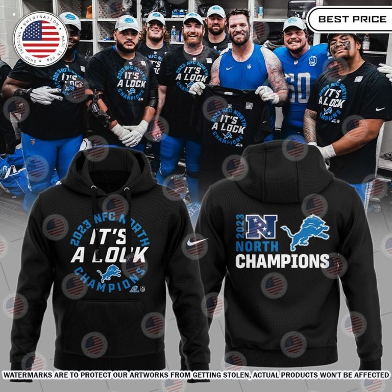 nfc north champions detroit lions 2023 hoodie 1