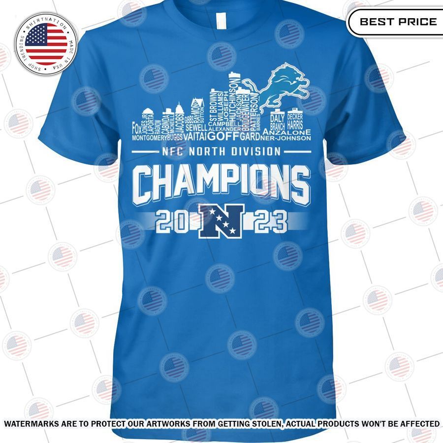 NFC North Champions Detroit Lions Shirt Stand easy bro