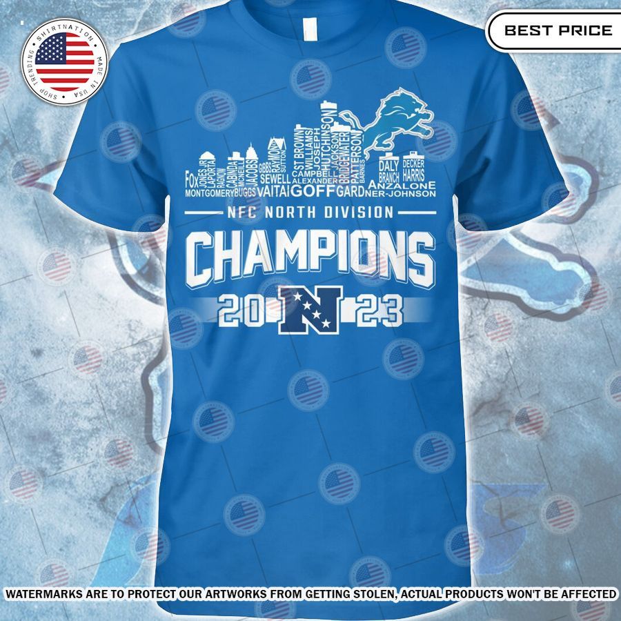 NFC North Champions Detroit Lions Shirt Bless this holy soul, looking so cute