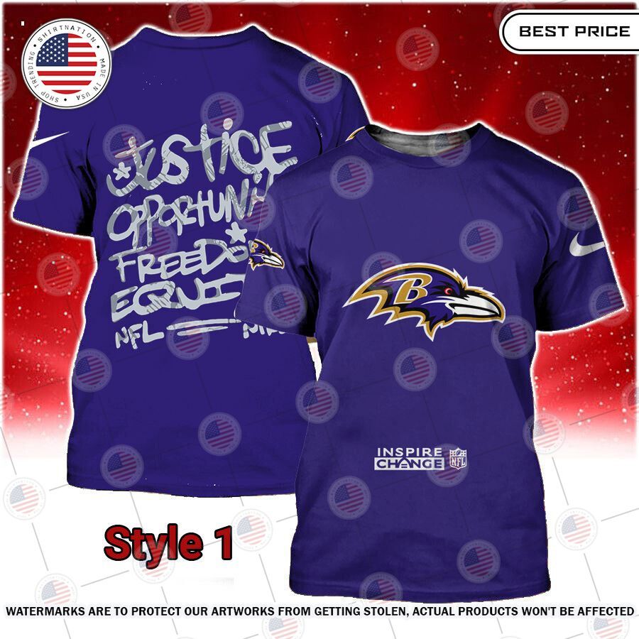 NFL Inspire Change Baltimore Ravens Shirt Stunning
