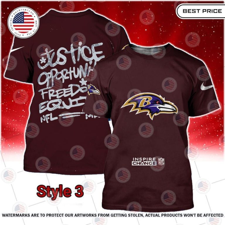 NFL Inspire Change Baltimore Ravens Shirt Amazing Pic