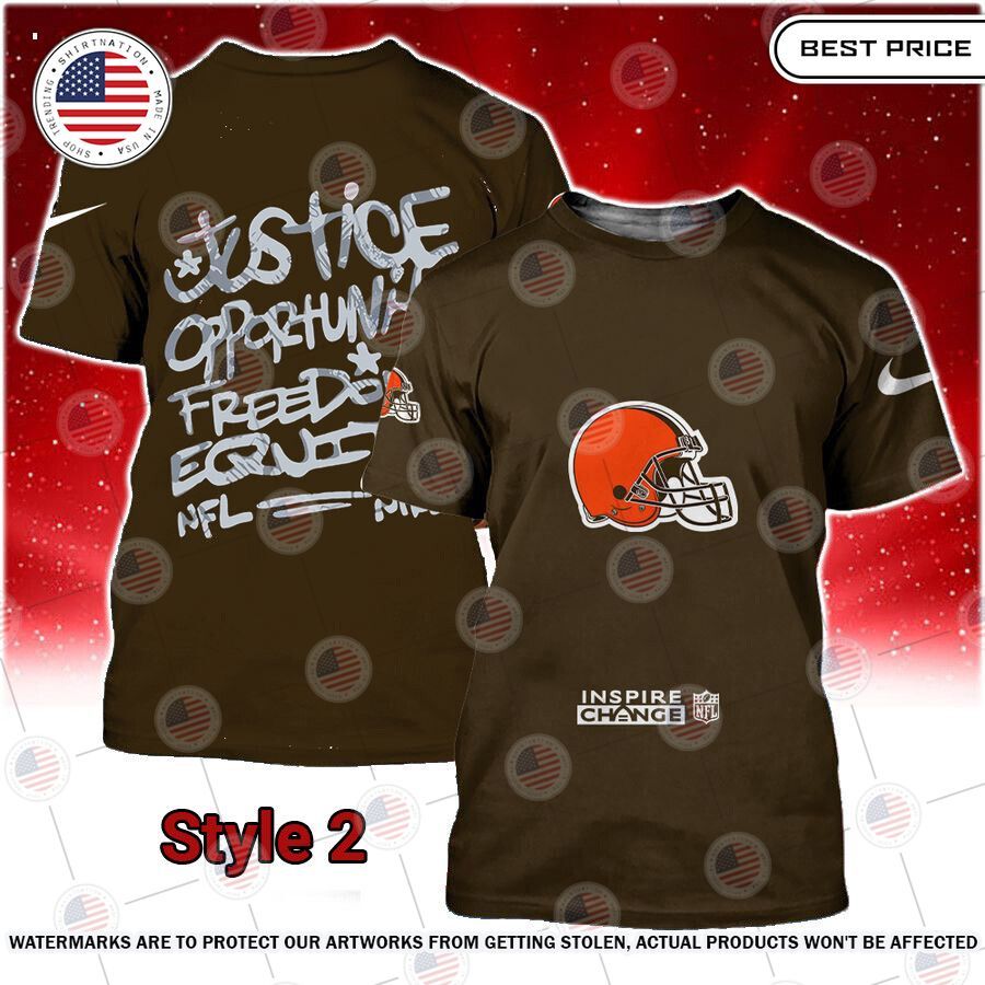 NFL Inspire Change Cleveland Browns Shirt Stand easy bro