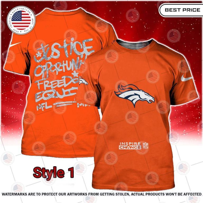 NFL Inspire Change Denver Broncos Shirt Rocking picture