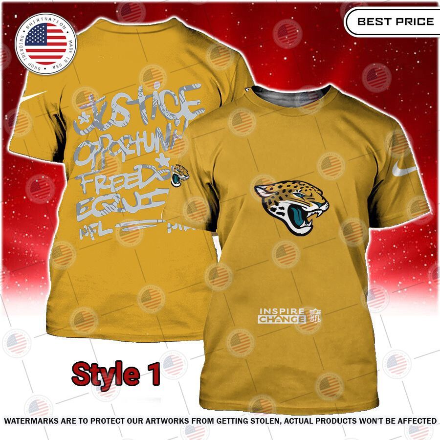 NFL Inspire Change Jacksonville Jaguars Shirt This place looks exotic.