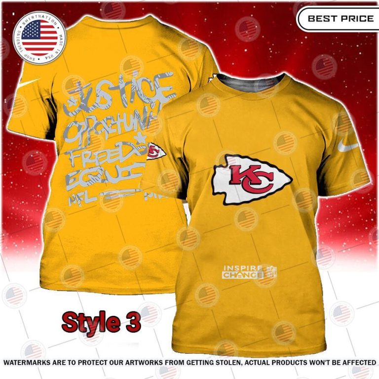 NFL Inspire Change Kansas City Chiefs Shirt Out of the world