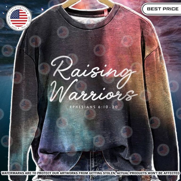 Raising Warriors Bible Verse Sweater You guys complement each other