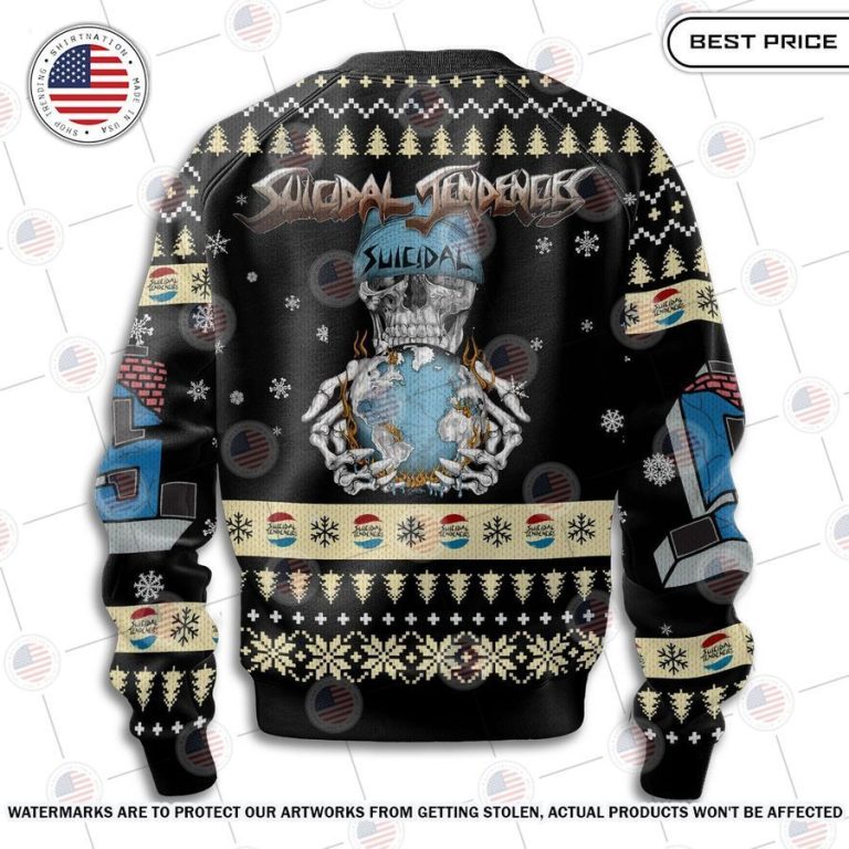 Suicidal Tendencies Christmas Sweater Sizzling