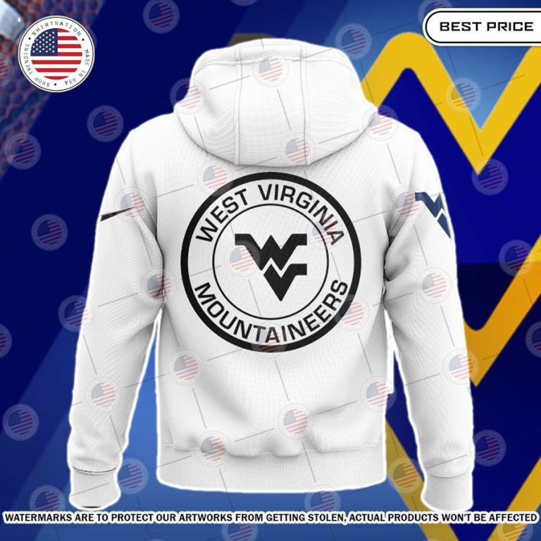 West Virginia Neal Brown Dukes's MAYO Bowl Champions Hoodie You look too weak