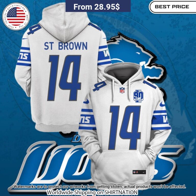 Amon Ra St. Brown Detroit Lions Hoodie Good click