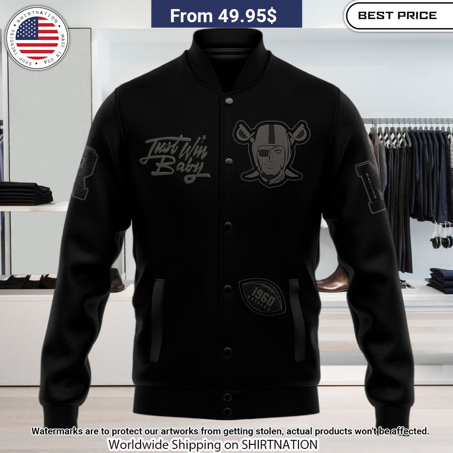 Antonio Pierce Las Vegas Raiders Baseball Jacket Good click