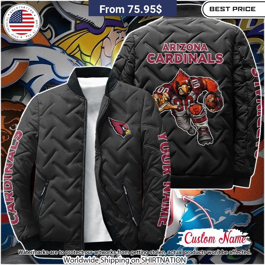 Arizona Cardinals Puffer Jacket Oh! You make me reminded of college days
