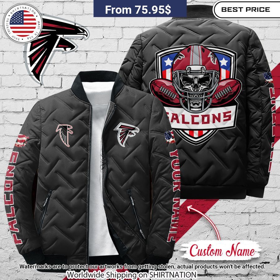 Atlanta Falcons Custom Puffer Jacket I like your dress, it is amazing