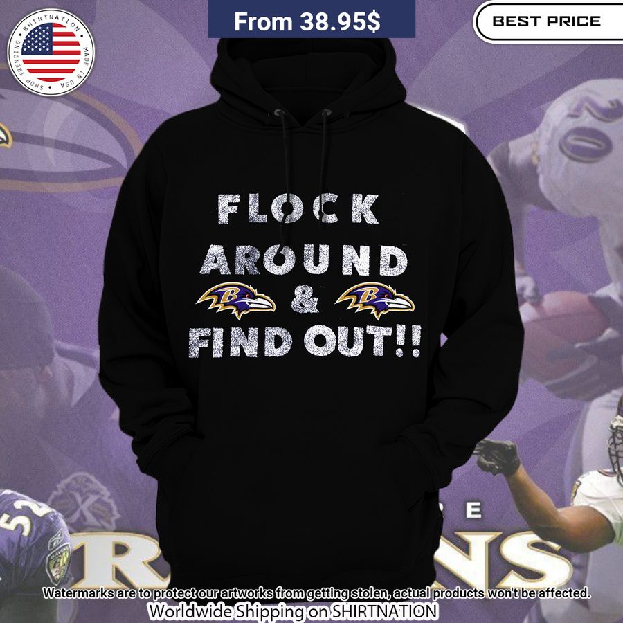 Baltimore Ravens Flock Around and Find Out Hoodie Selfie expert