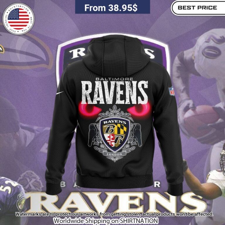 Baltimore Ravens John Harbaugh London Hoodie Nice shot bro