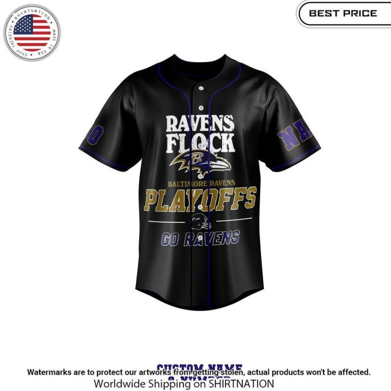 Baltimore Ravens Playoff Custom Baseball jersey She has grown up know