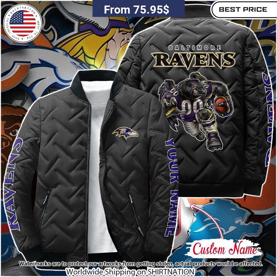 Baltimore Ravens Puffer Jacket You look insane in the picture, dare I say