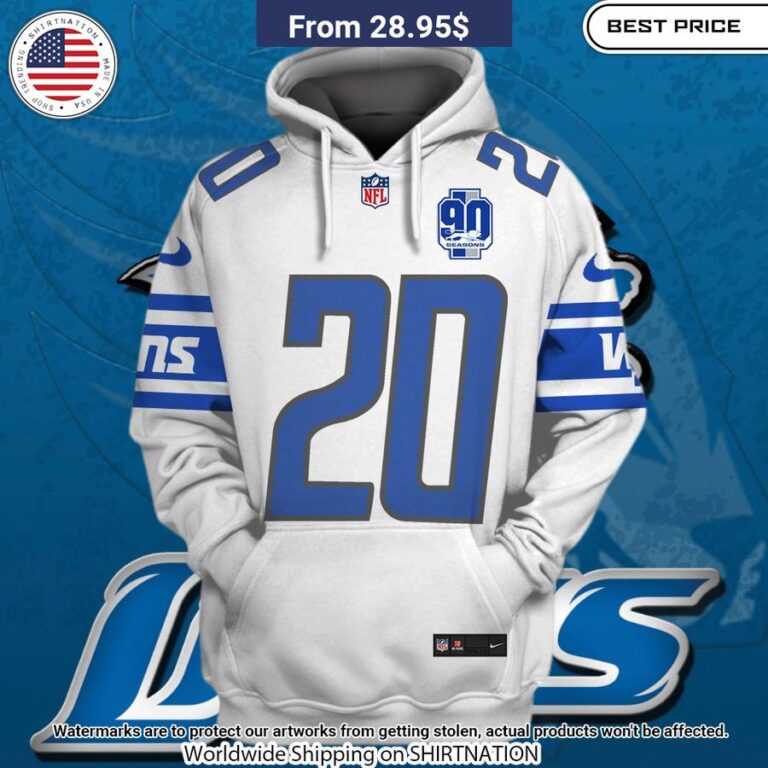 Barry Sanders Detroit Lions Hoodie I am in love with your dress