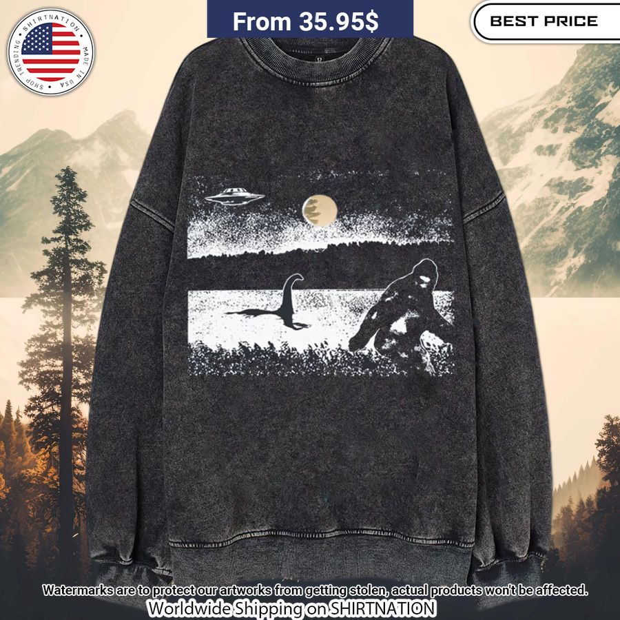 Bigfoot Loch Ness Sweatshirt Have you joined a gymnasium?