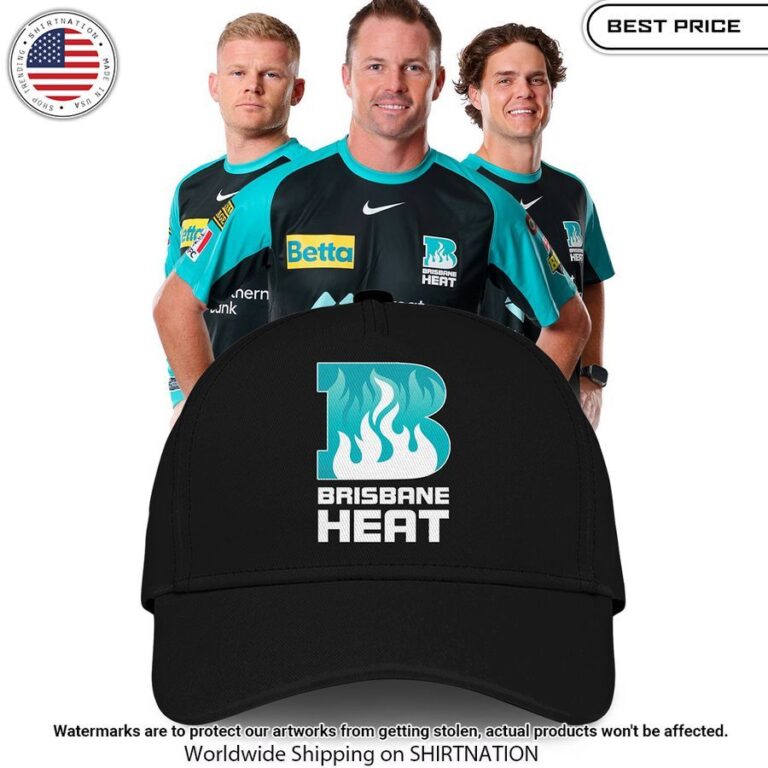 Brisbane Heat Colin Munro 13 CHAMPIONS Cap Hundred million dollar smile bro