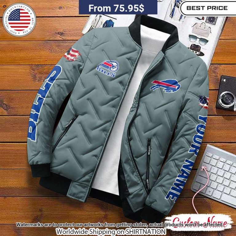 Buffalo Bills Custom Puffer Jacket Best couple on earth