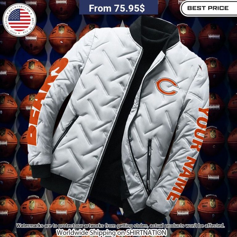 Chicago Bears Puffer Jacket Cutting dash