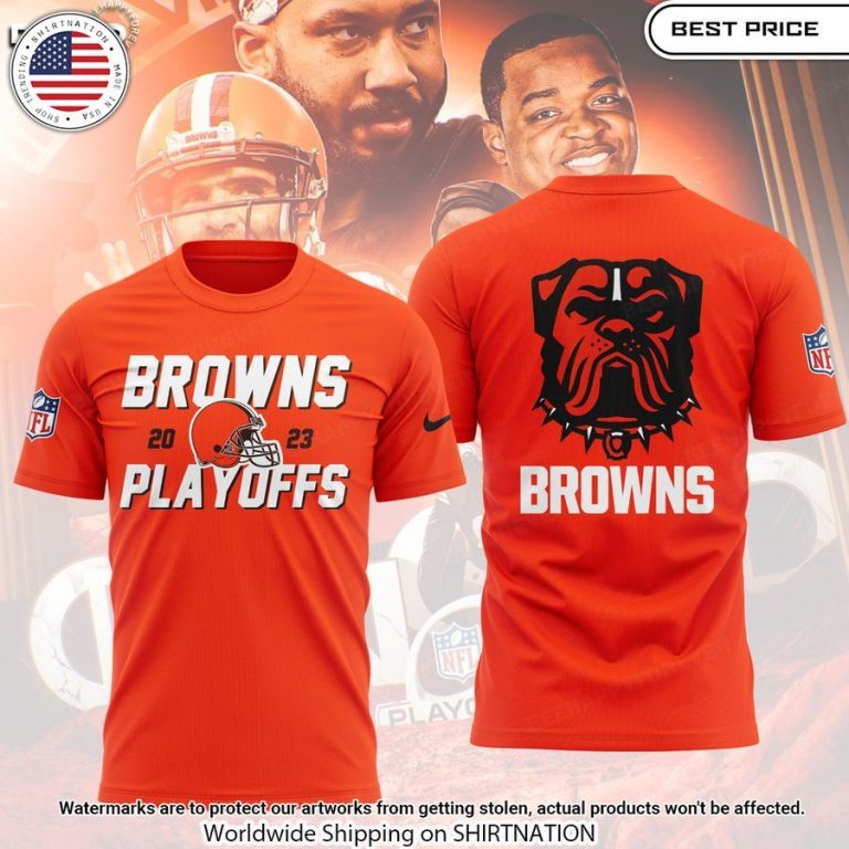 Cleveland Browns 2023 NFL Playoffs Hoodie Rocking picture