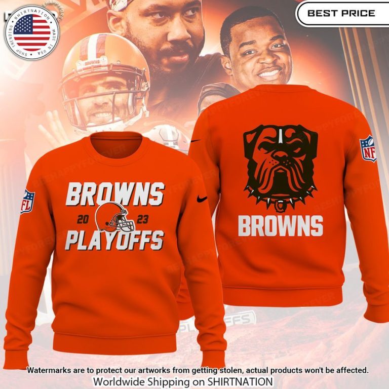 Cleveland Browns 2023 NFL Playoffs Hoodie She has grown up know