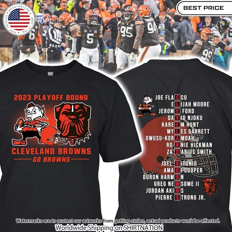 Cleveland Browns 2023 playoff bound Shirt Handsome as usual