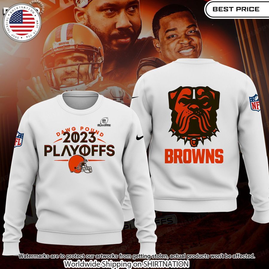 Cleveland Browns 2023 Playoffs Shirt Natural and awesome