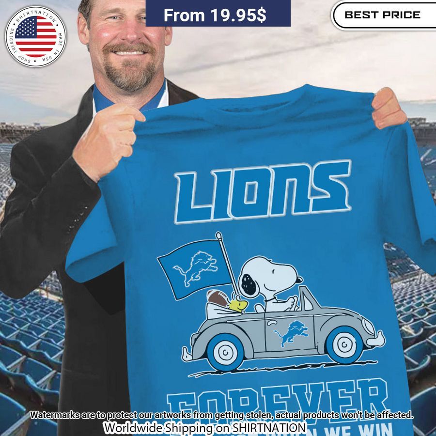 Dan Campbell Detroit Lions Forever Snoopy Shirt Out of the world