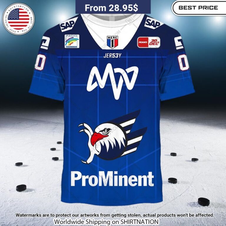 DEL Adler Mannheim 2324 Home Jersey Custom Hoodie You look lazy