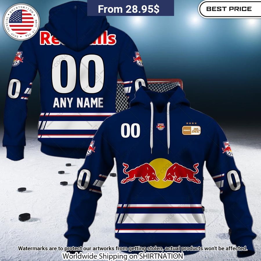 DEL EHC Red Bull Munchen 2324 Home Jersey Custom Hoodie Nice elegant click