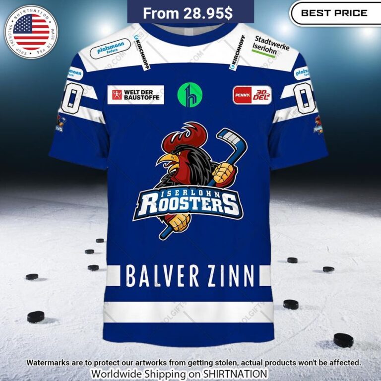 DEL Iserlohn Roosters 2324 Home Jersey Custom Hoodie My friends!