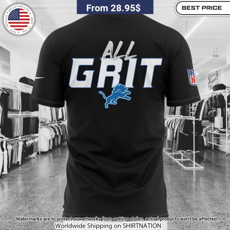 Detroit Lions 2024 ALL GRIT Dan Campbell Shirt Great, I liked it