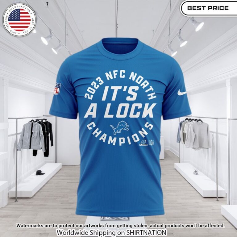 Detroit Lions Champs NFC North Blue Shirt You always inspire by your look bro