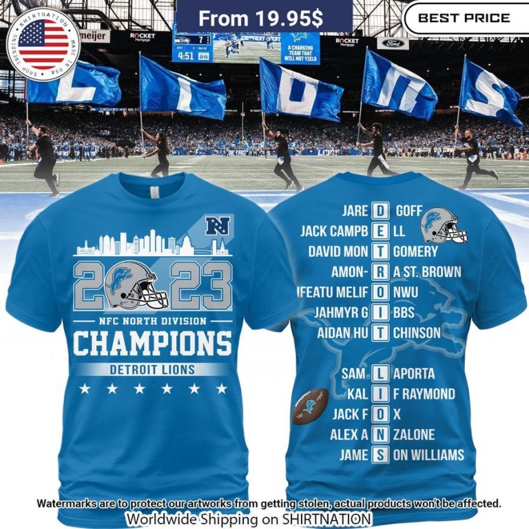 Detroit Lions NFC Champions 2023 Shirt Damn good