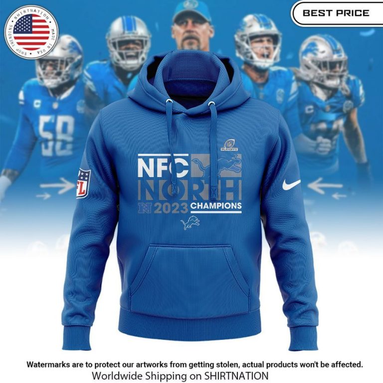 Detroit Lions NFC North Champions Hoodie Damn good