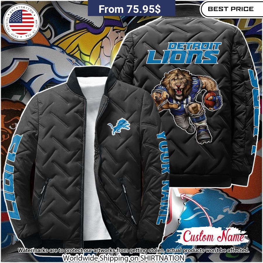 Detroit Lions Puffer Jacket Nice place and nice picture