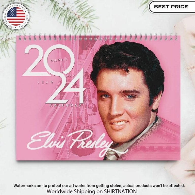 Elvis Presley 2024 Calendar Good look mam