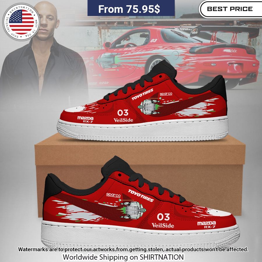 Fast and Furious Dominic Toretto VeilSide Nike Air Force Shoes ...