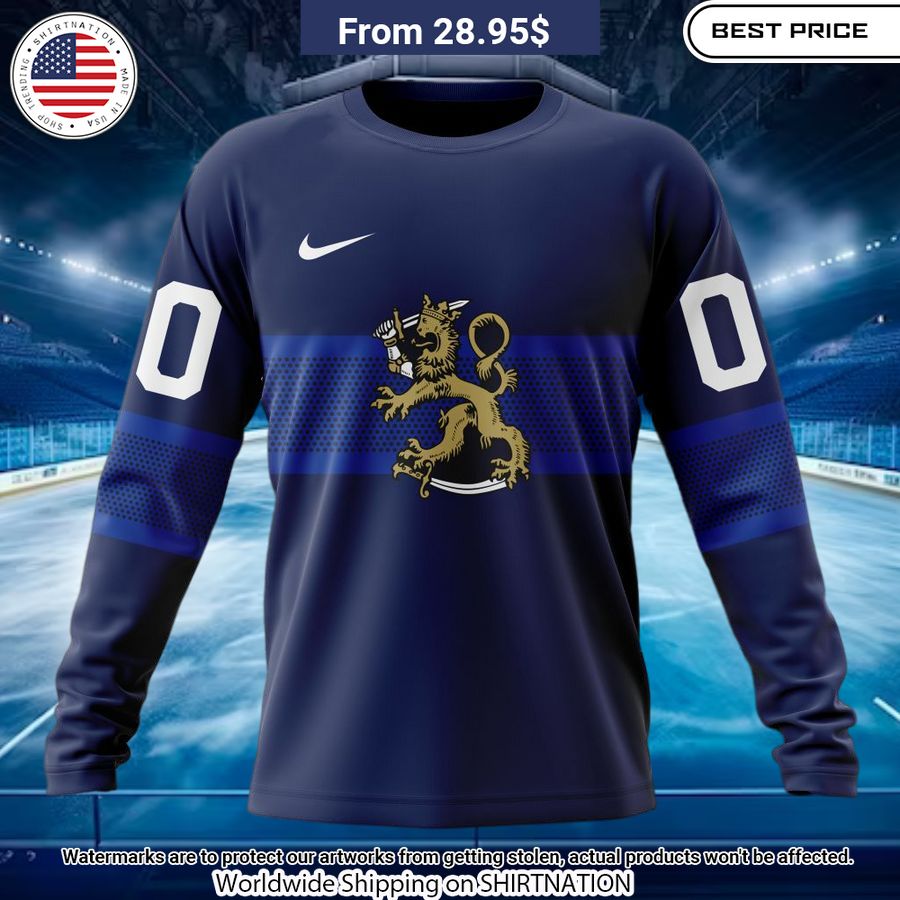 Finland National Ice Hockey Custom Kits Hoodie Is this your new friend?