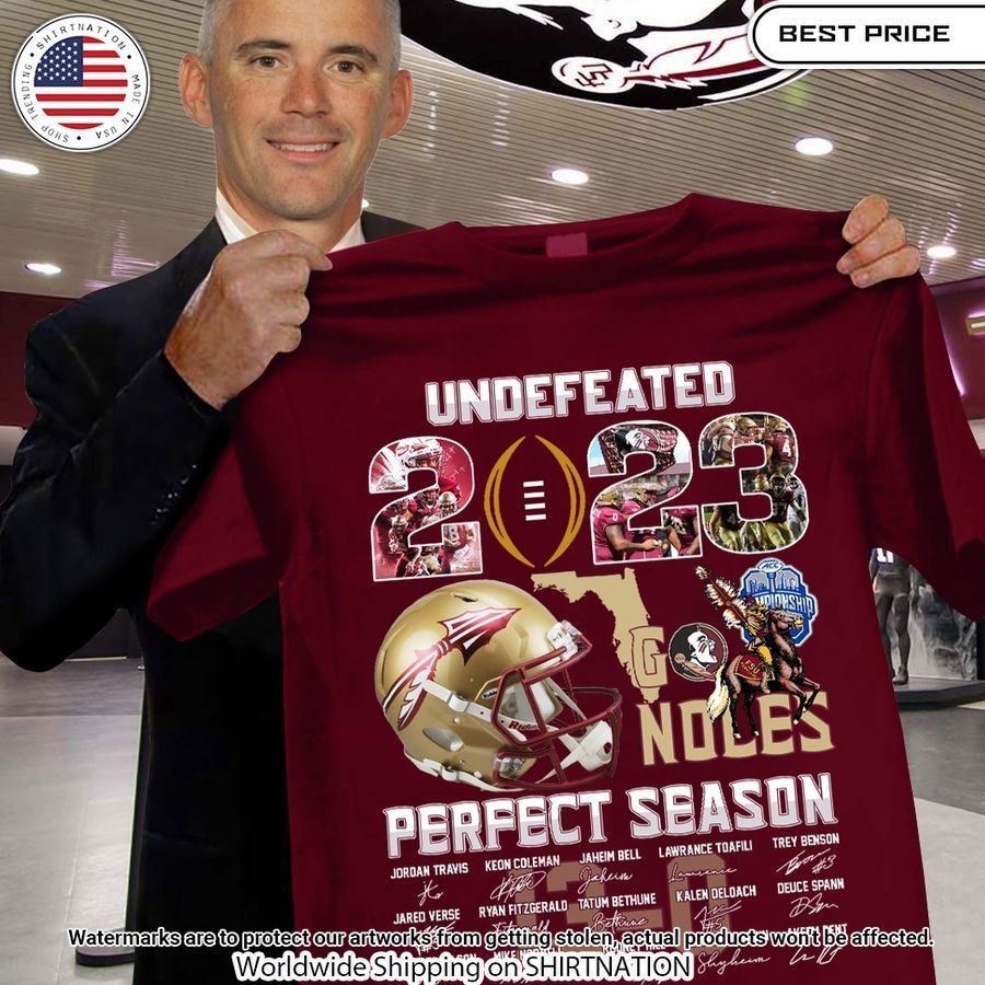 Florida State Seminoles undefeated 2023 Shirt Best click of yours