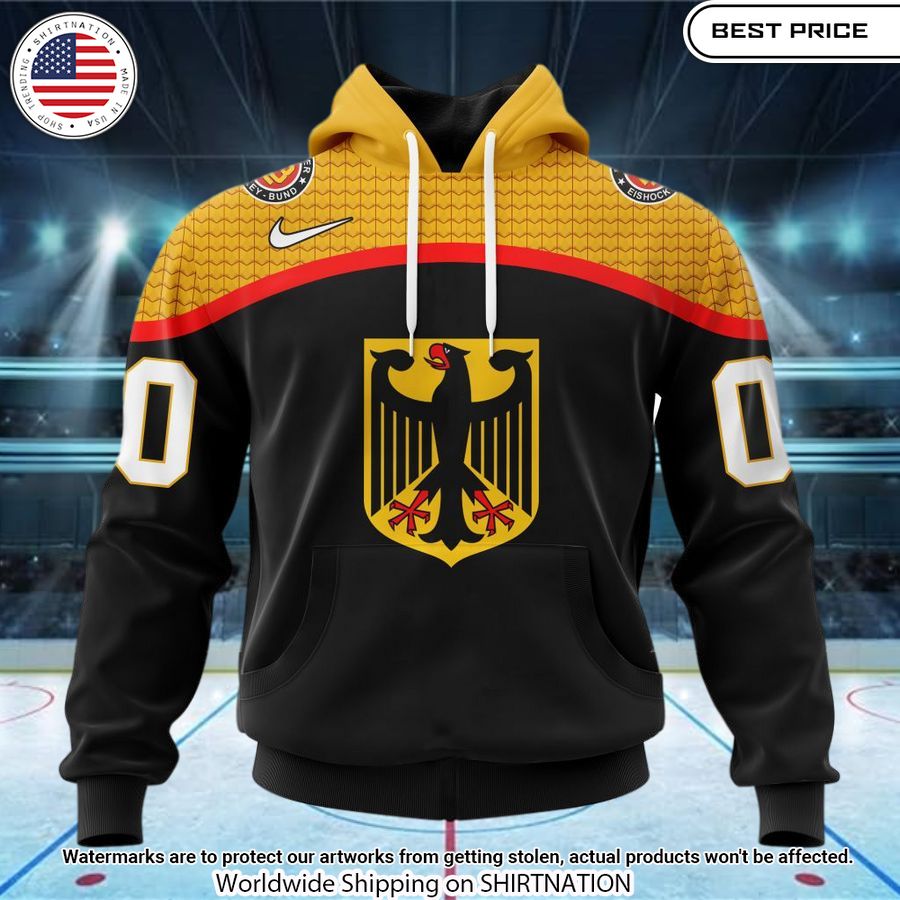 Germany National Ice Hockey Team Custom Hoodie Out of the world