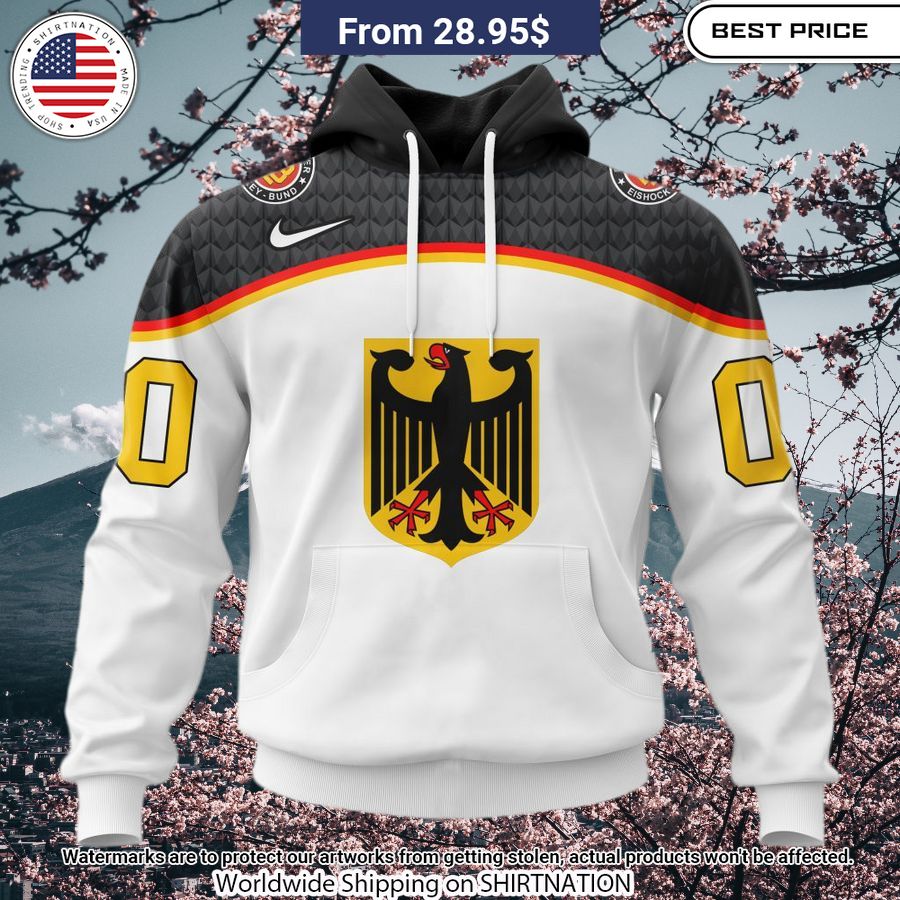 Germany National Ice Hockey Team Custom Kits Hoodie She has grown up know