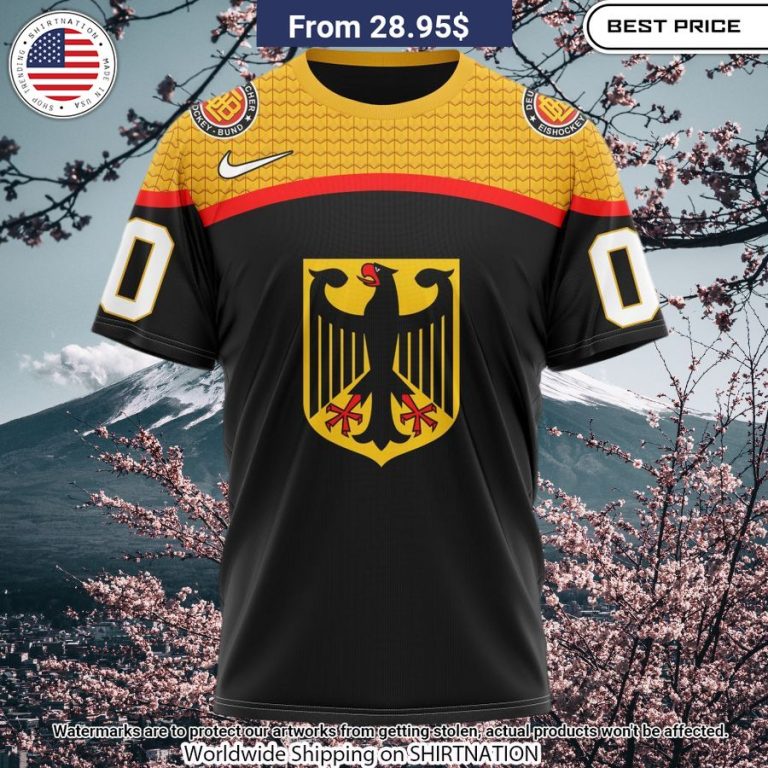 Germany National Ice Hockey Team Personalized Kits Hoodie Rocking picture