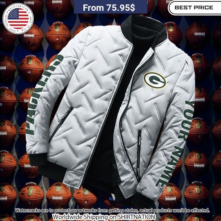 Green Bay Packers Puffer Jacket Wow! What a picture you click